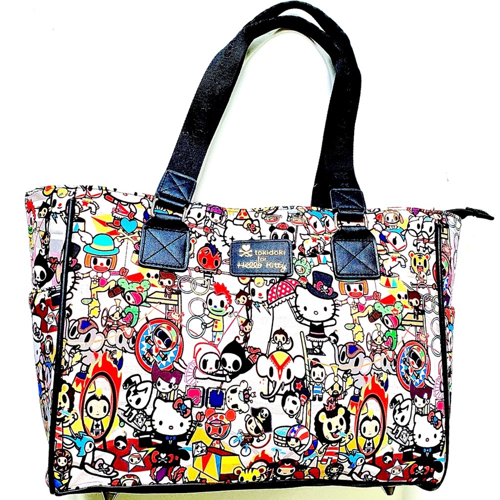 TOKIDOKI For Hello Kitty Zipper Tote Bag - Picture 2 of 9